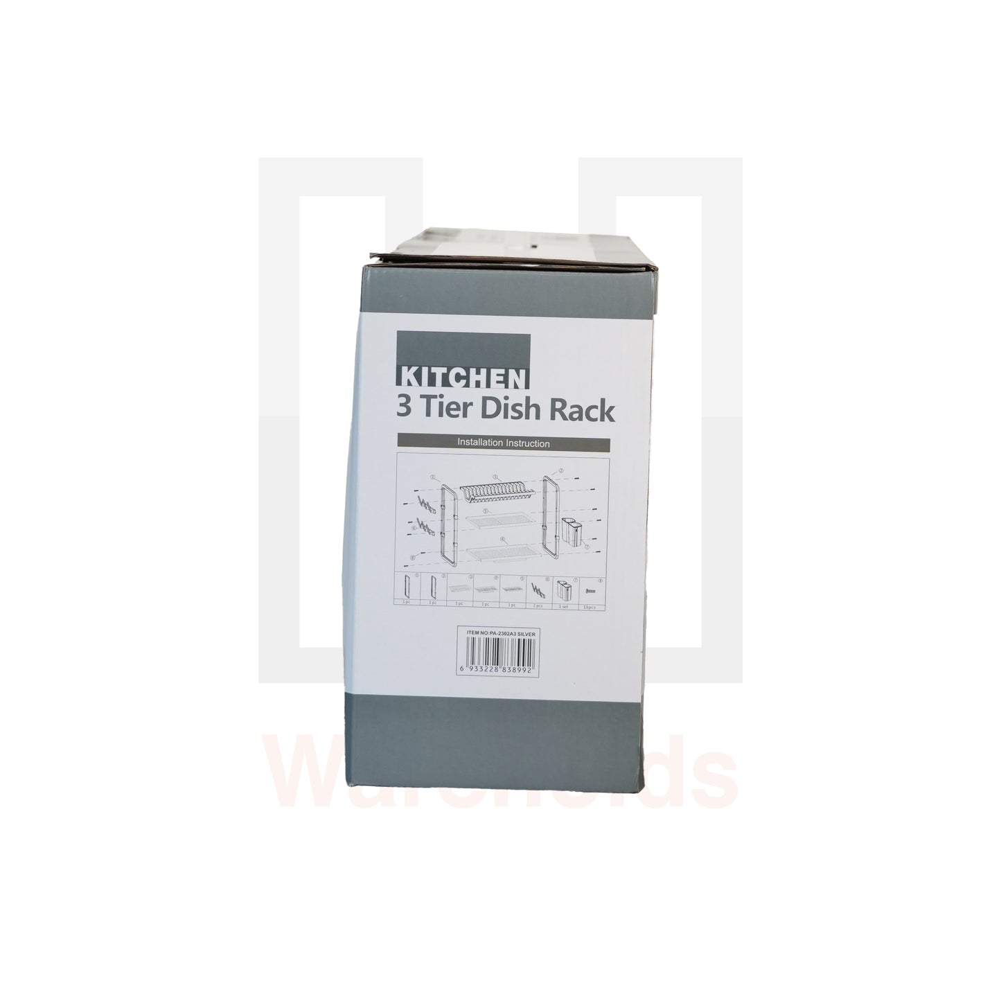 Phoenix 3-Tier Aluminum Dish Rack