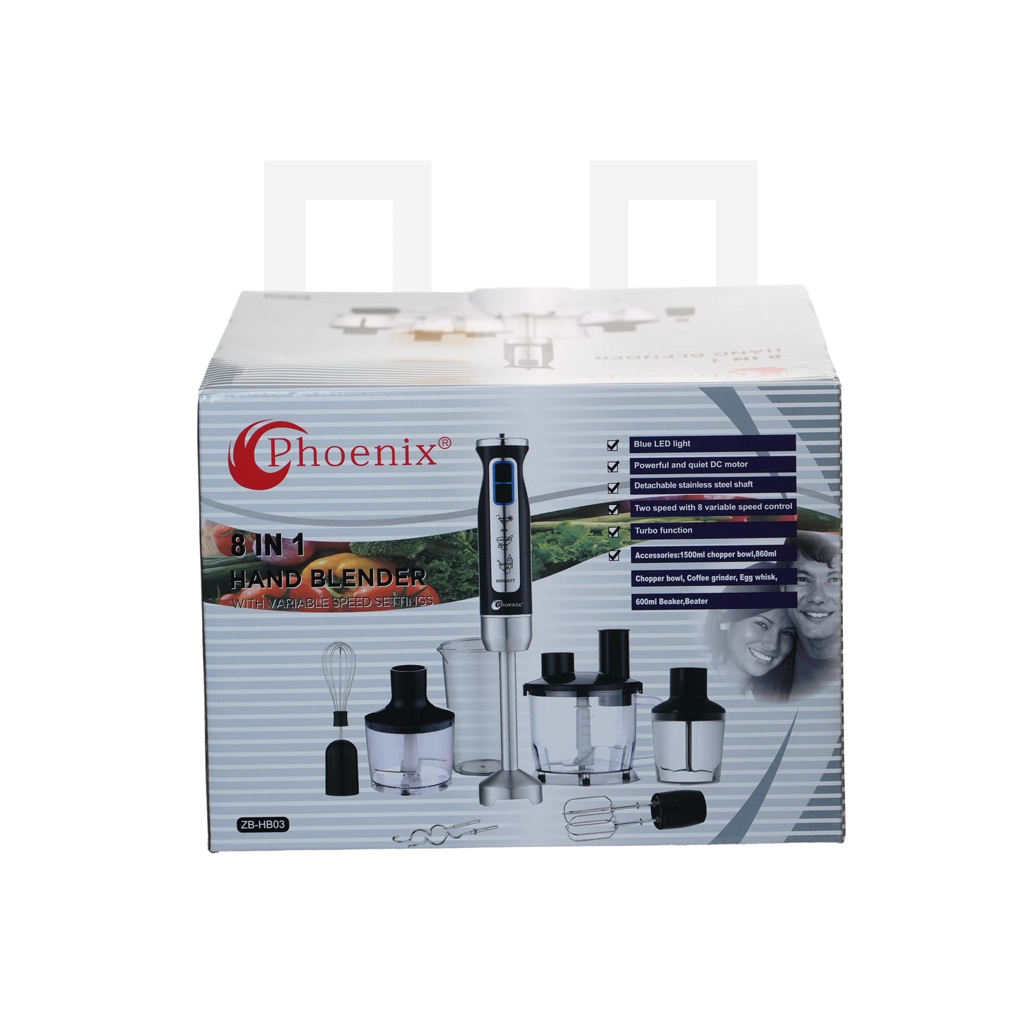 Phoenix 8-in-1 Hand Blender