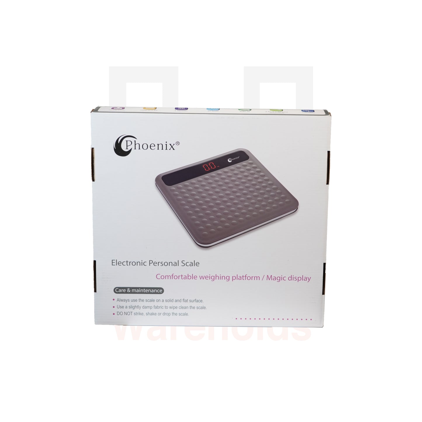 Phoenix Grey Electronic Personal Scale