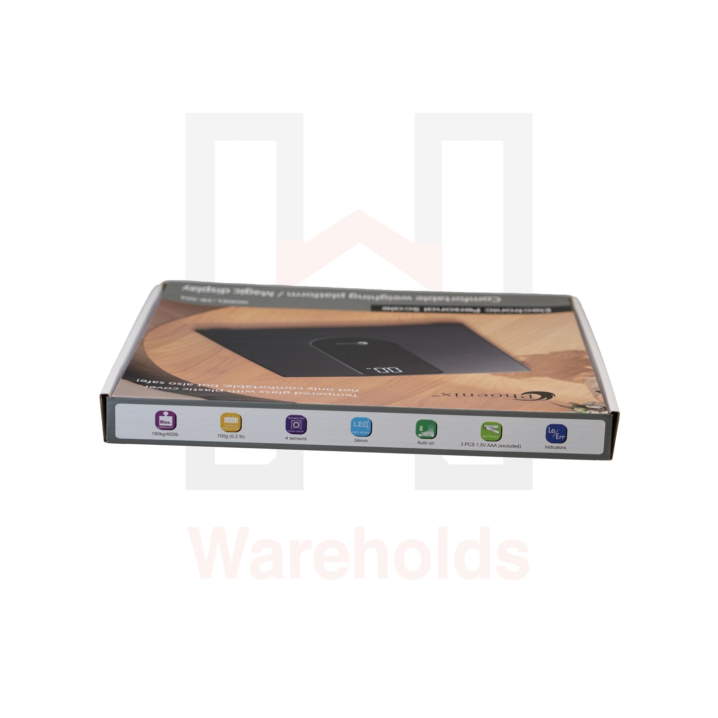 Phoenix Black Electronic Personal Scale