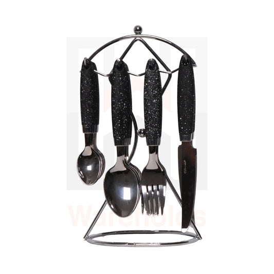 Phoenix 24 Pcs Hanging Stand Dinnerware Cutlery Set