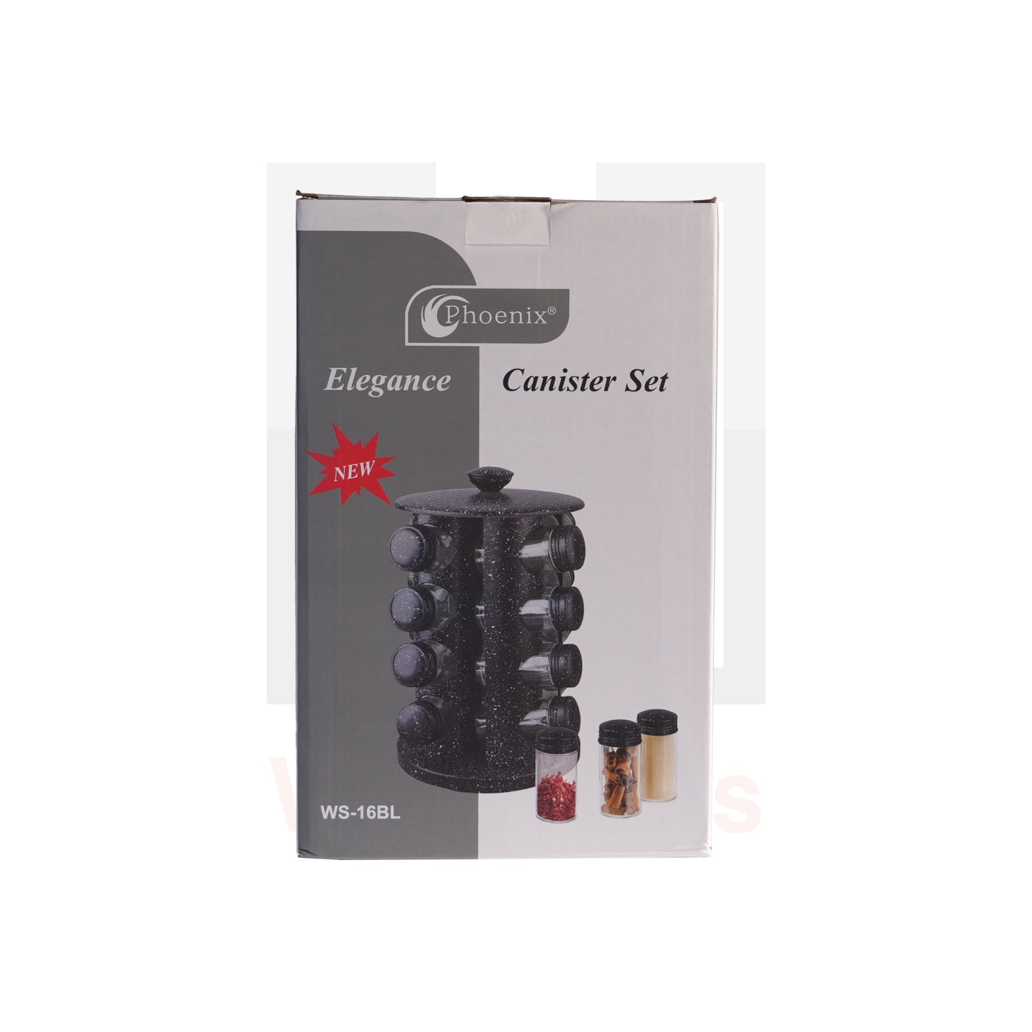 Phoenix Grey Rotating Spice Rack