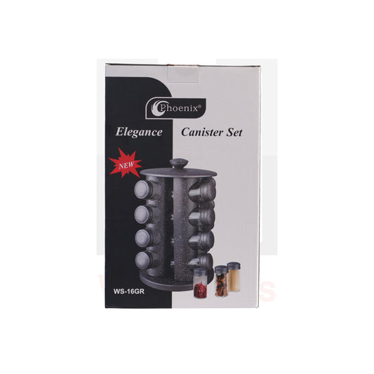 Phoenix Black Rotating Spice Rack