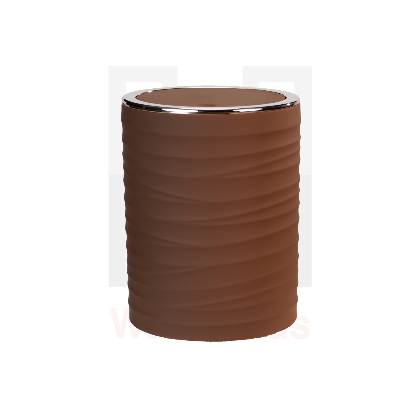 Phoenix Brown Wavy Bathroom Accessory Set