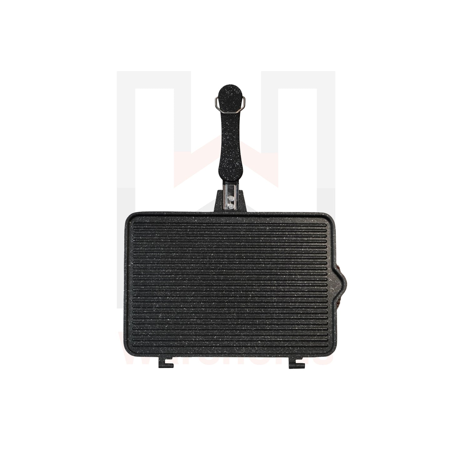 Phoenix Black Granite Double Grill Pan