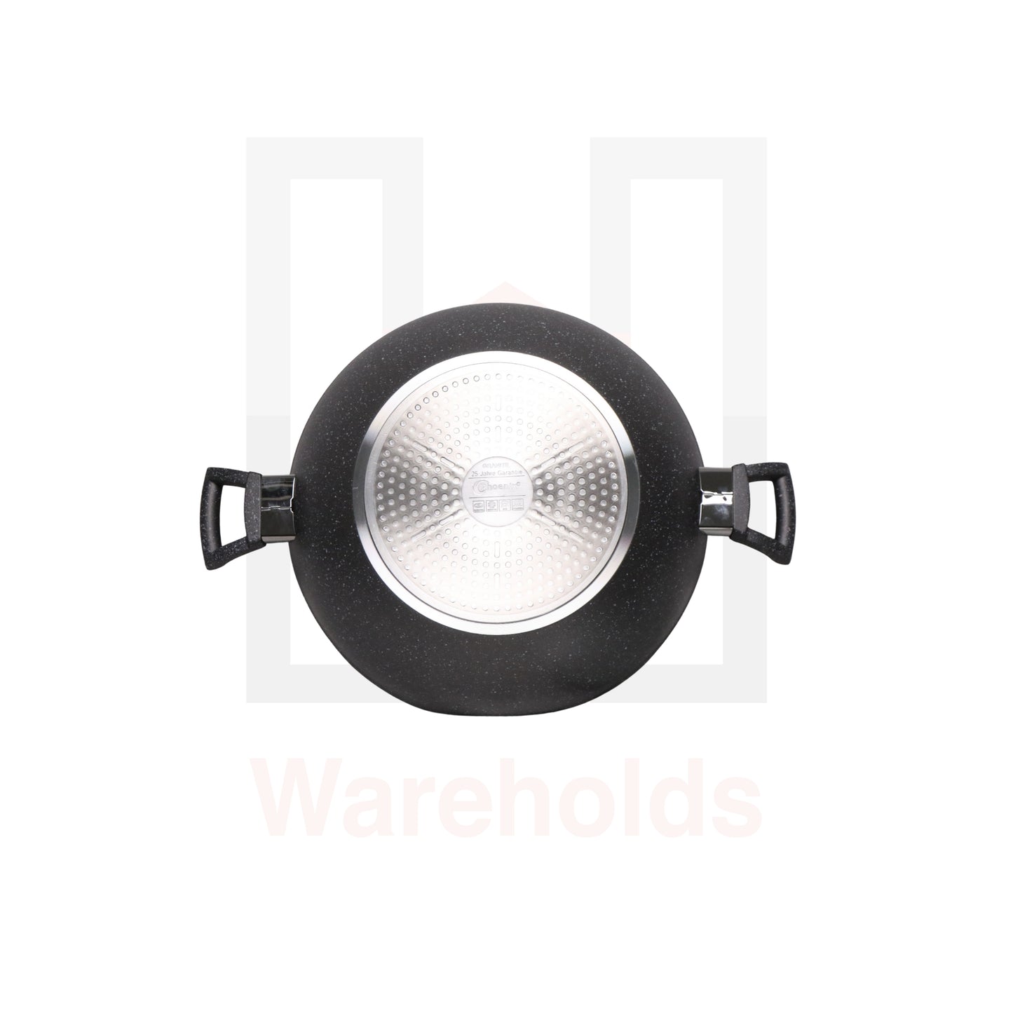 Phoenix Grey Marble Forged Wok Pot