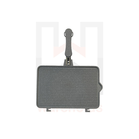 Phoenix 32cm Grey Marble Double Grill Pan