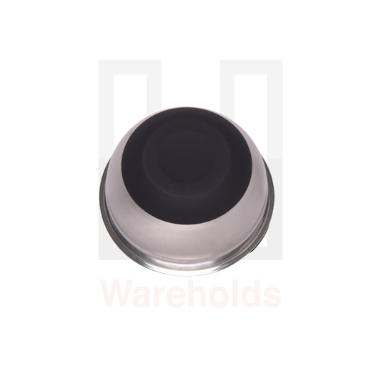 5 Pcs Black Silicone Back Stainless Steel Ware Salad Bowls with Covers