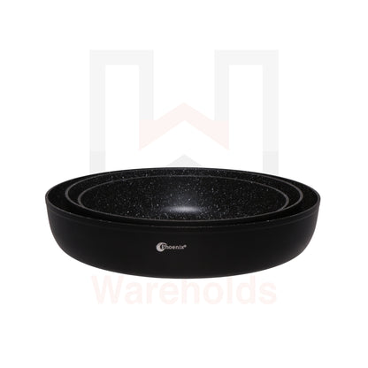 Phoenix 17 Pcs Black Marble Set