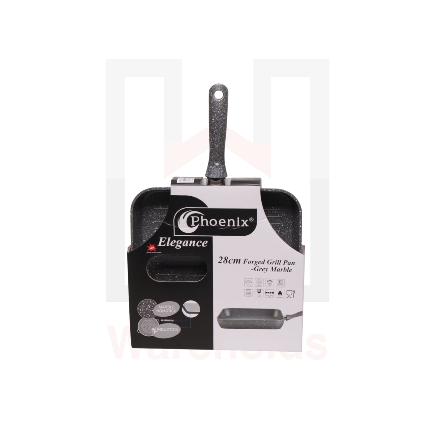 Phoenix Forged Granite Grill Pan 28cm