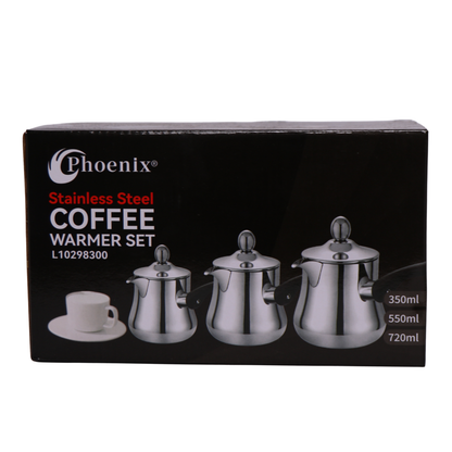 Phoenix 3Pcs Coffee Warmer Set