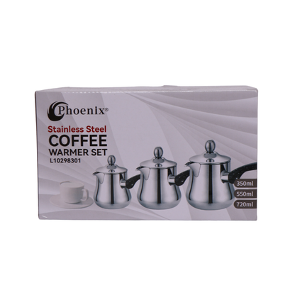 Phoenix 3Pcs Coffee Warmer Set
