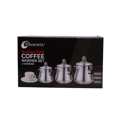 Phoenix 3Pcs Coffee Warmer Set