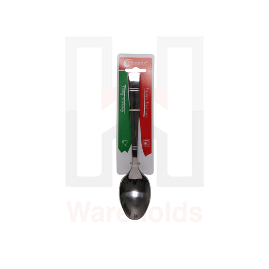 Phoenix 6 Pcs Stainless Steel Dinner Spoon Set (Parallel pattern)