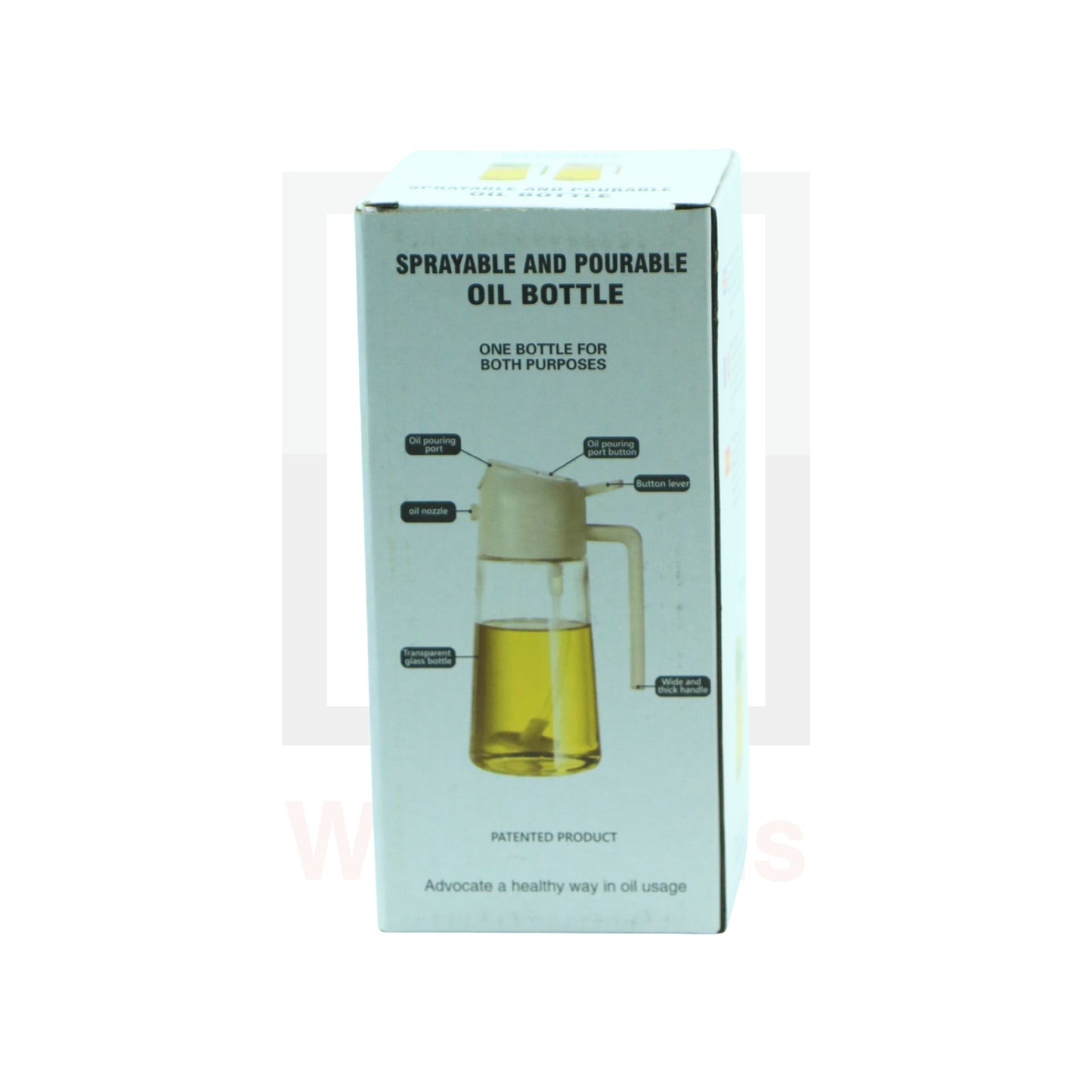 Green and Clear Oil Sprayer Bottle