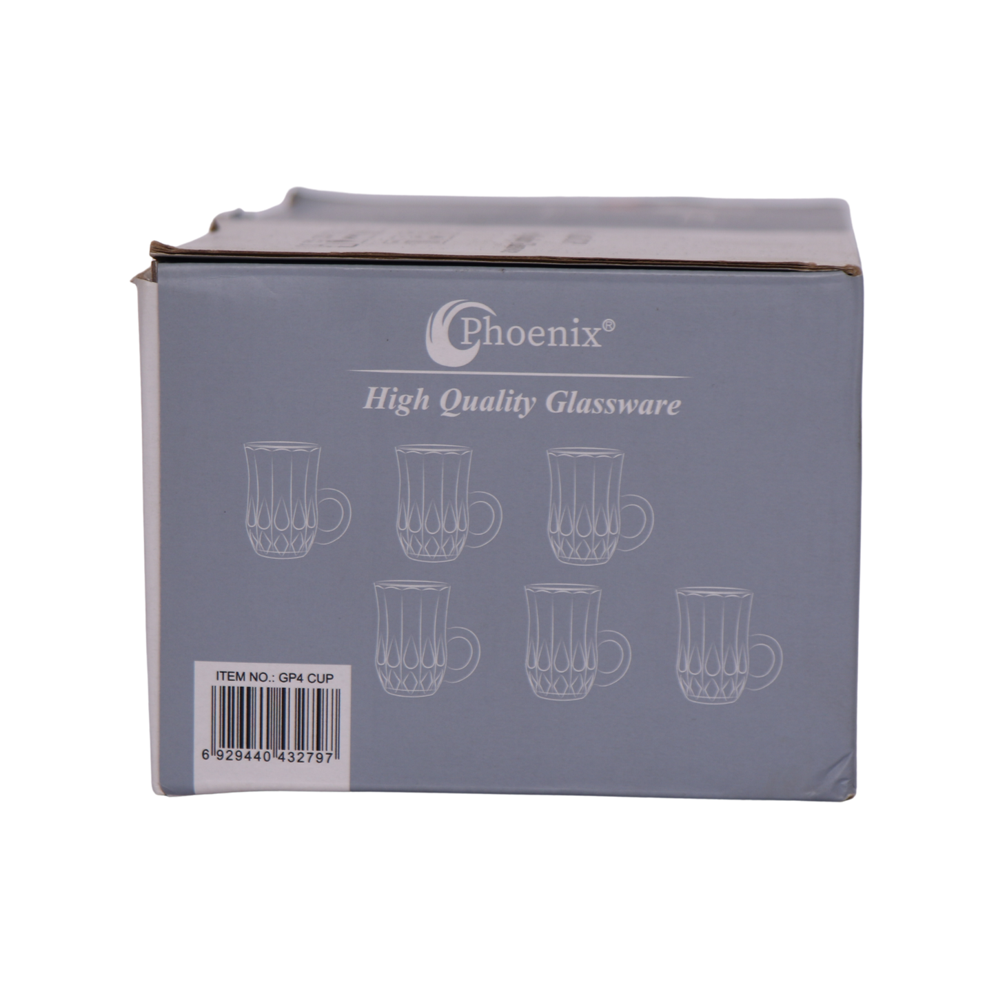 Phoenix 6pcs Tea Glass Cup Set