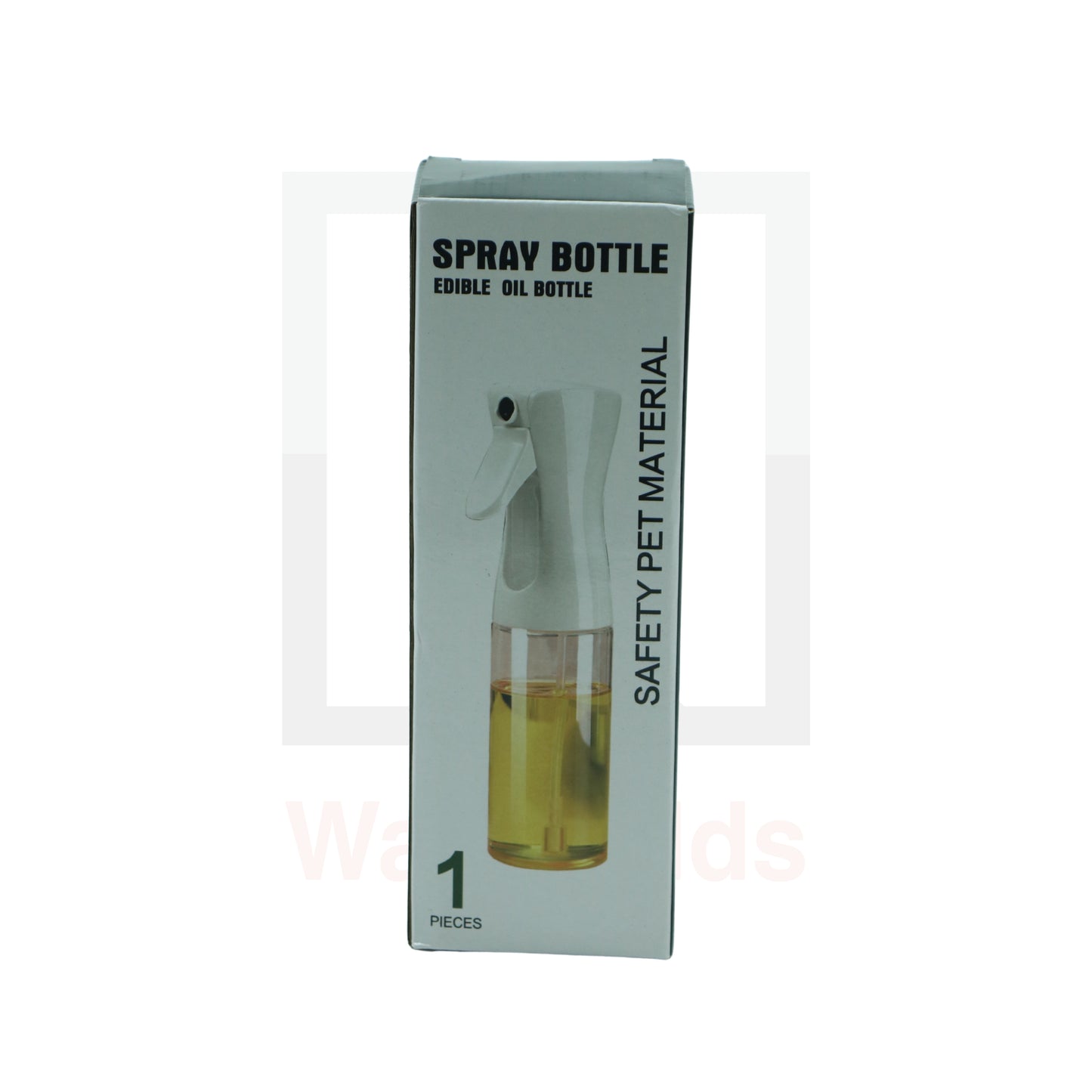 Black and Clear Edible Oil Spray Bottle