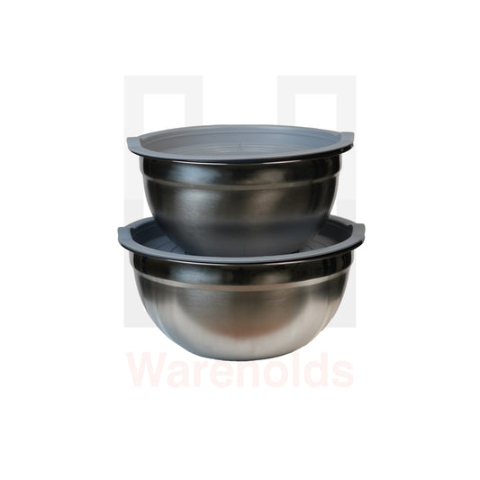 Westorm 5-Piece Stainless Steel Salad Bowl Set with Lids