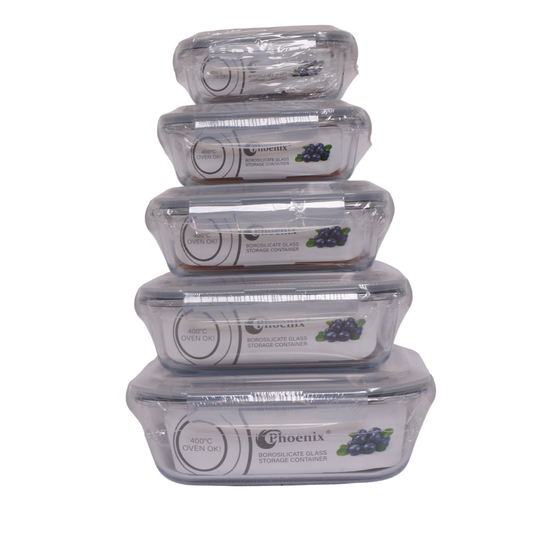 Phoenix Borosilicate Glass Storage Container