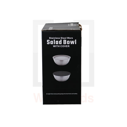 Westorm 5-Piece Stainless Steel Salad Bowl Set with Lids