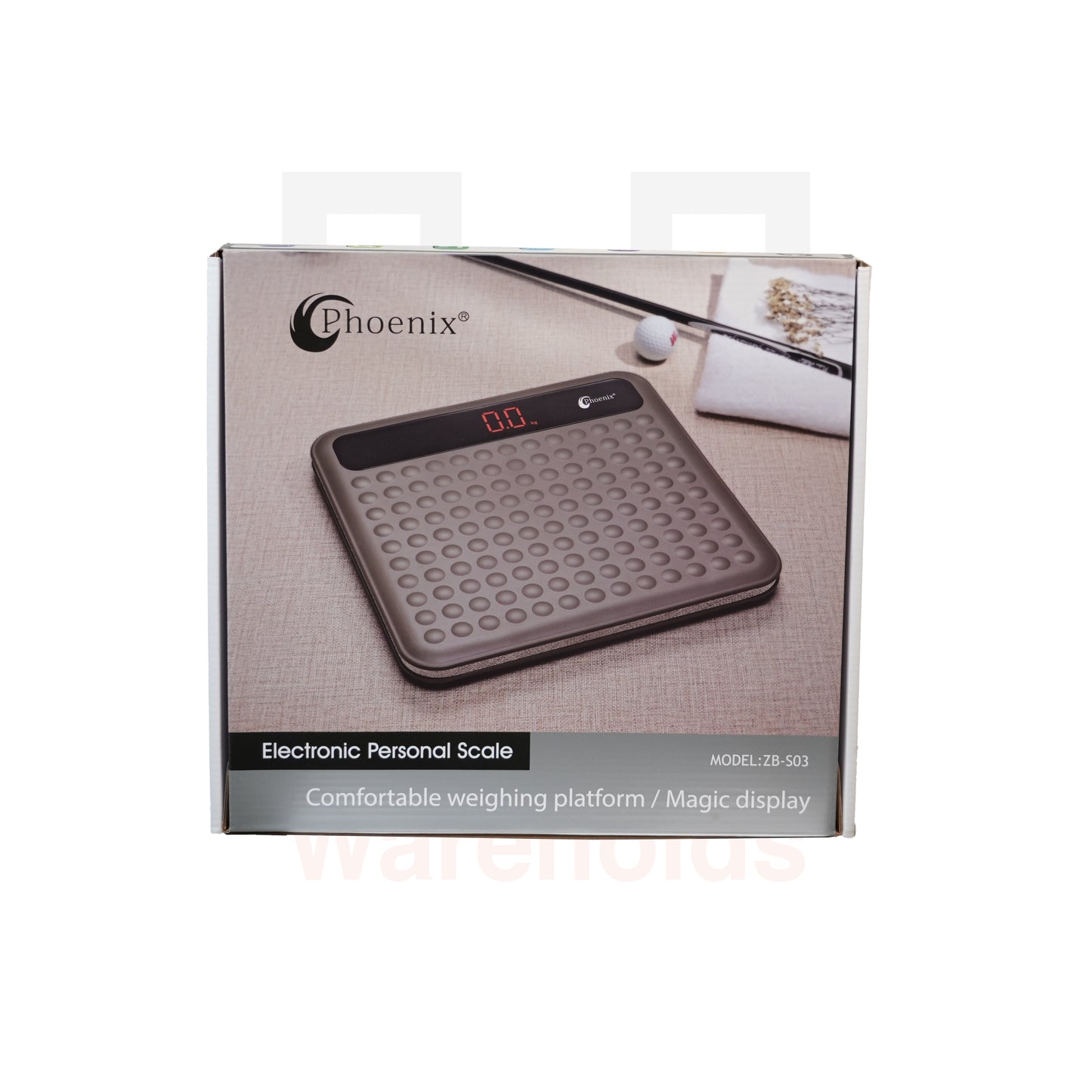 Phoenix Grey Electronic Personal Scale