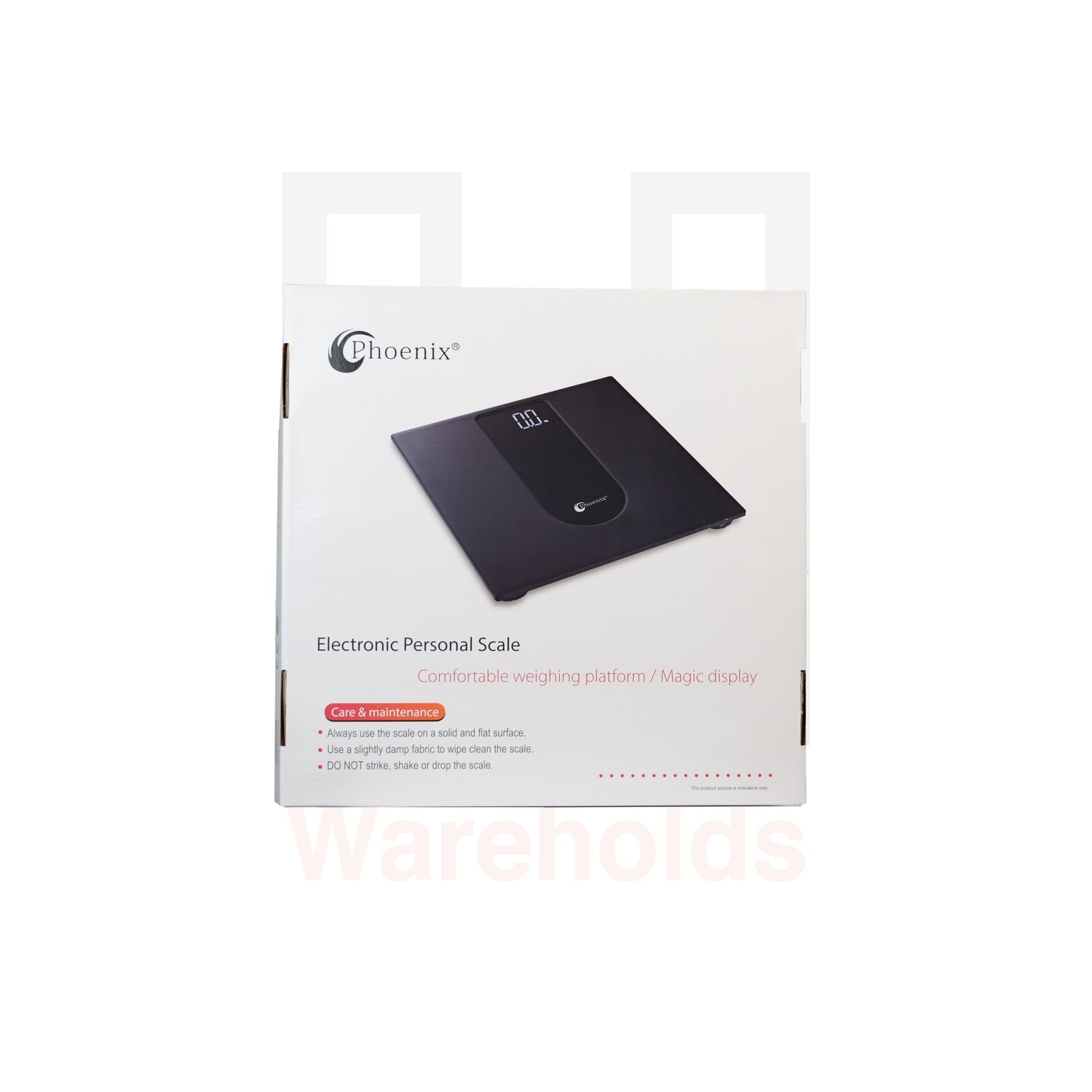 Phoenix Black Electronic Personal Scale