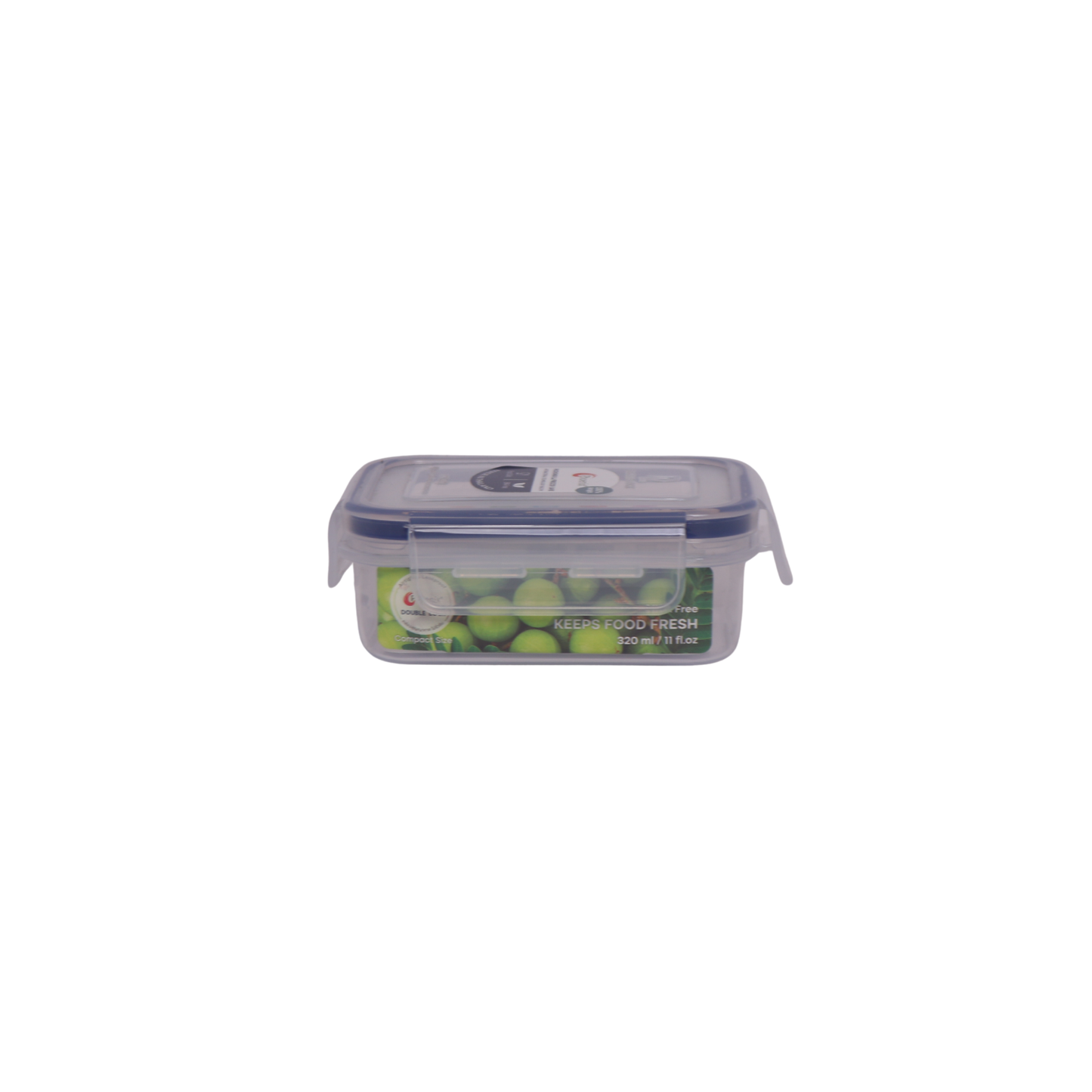 Phoenix BPA Free Double Lock Rectangular Plastic Food Storage Container