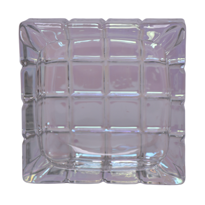 Phoenix Square Glass Ashtray