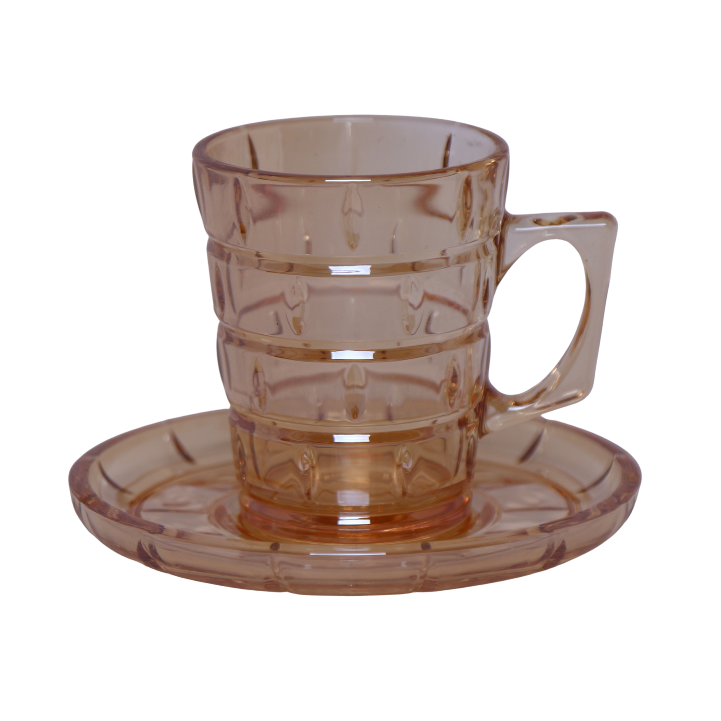 Phoenix 6Pcs Tea Cups with Saucers