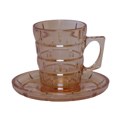 Phoenix 6Pcs Tea Cups with Saucers