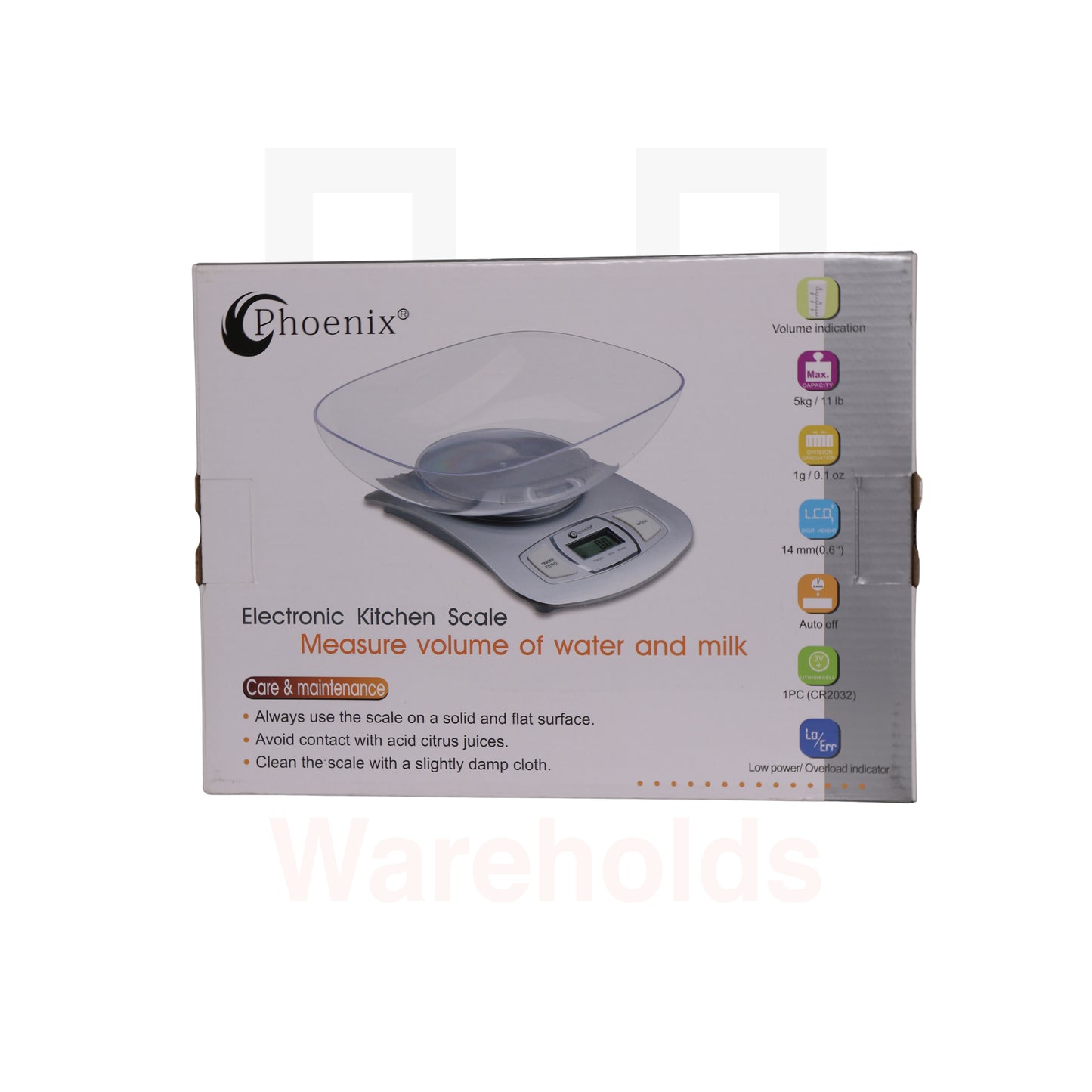 Grey Electronic Kitchen Scale
