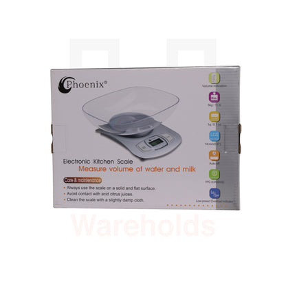 Grey Electronic Kitchen Scale
