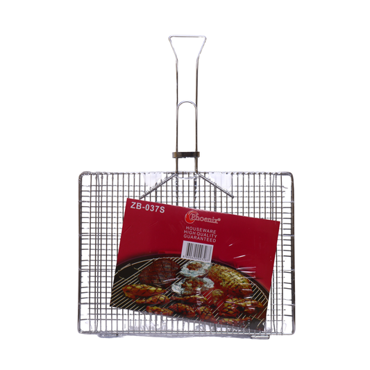 Phoenix Barbecue Grill Basket sectioned