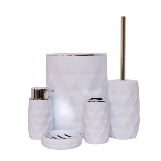 Phoenix 5pcs Diamond Bathroom Set
