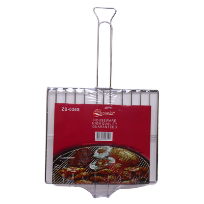 Phoenix Barbecue Grill Basket sectioned