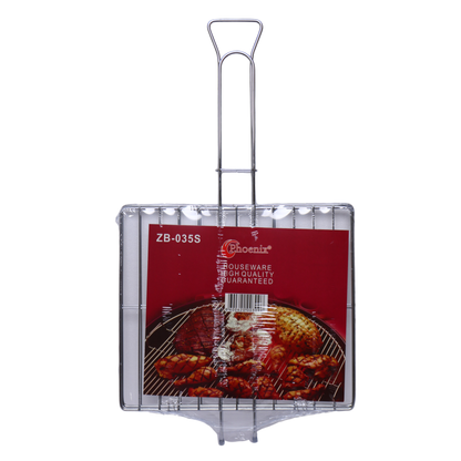 Phoenix Barbecue Grill Basket sectioned