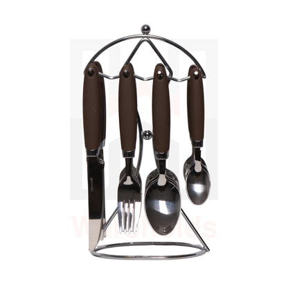 Phoenix 24 Pcs Hanging Stand Dinnerware Cutlery Set