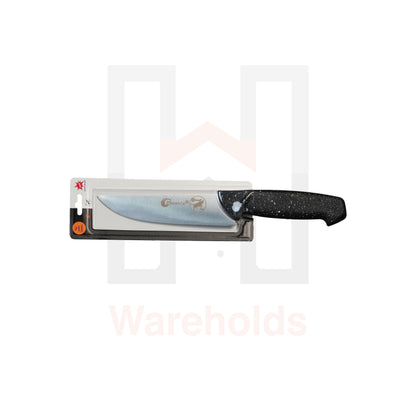 Phoenix Black White-Dotted Kitchen Knife