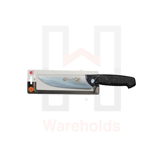 Phoenix Black White-Dotted Kitchen Knife