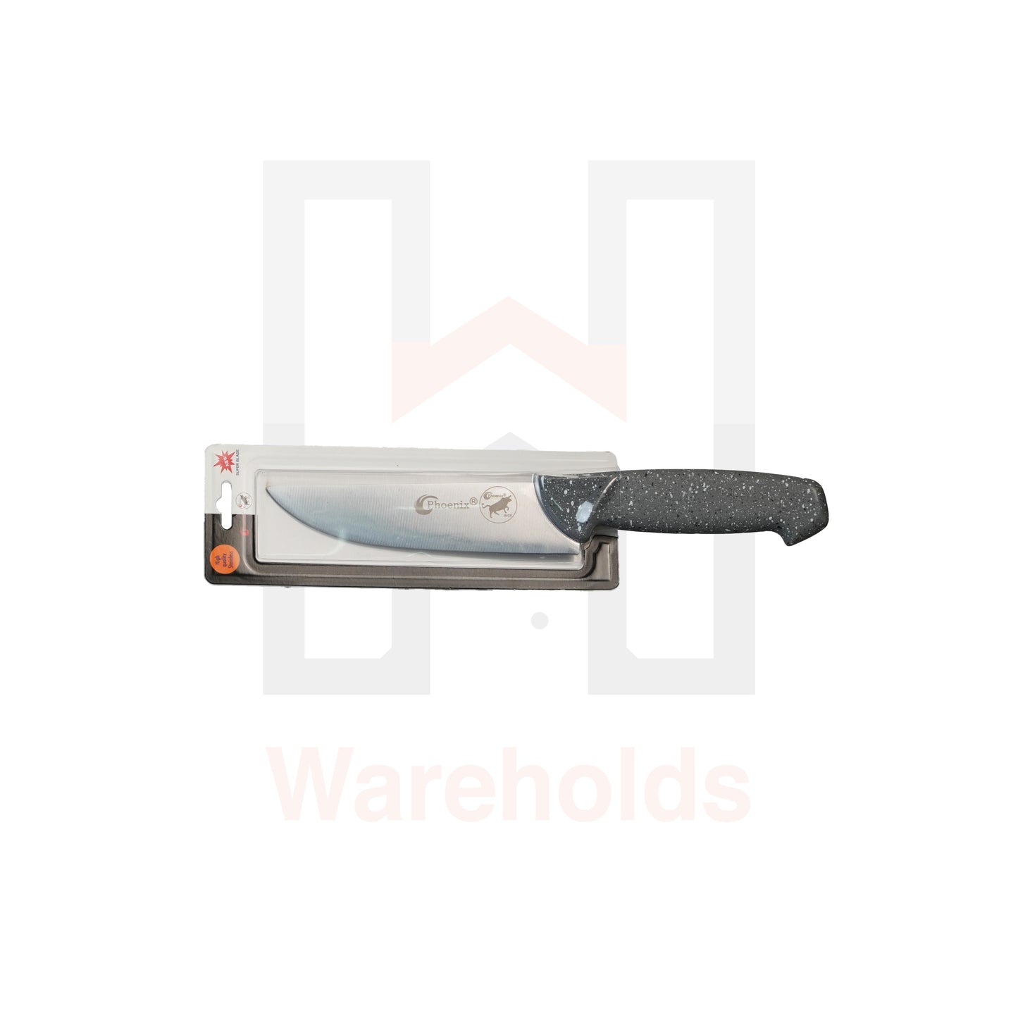 Phoenix Grey White-Dotted Kitchen Knife