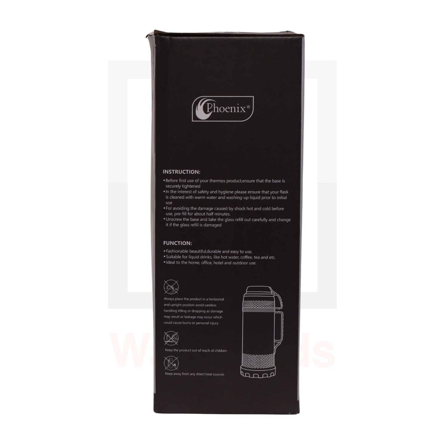 Phoenix Beige/Brown Vaccum Flast