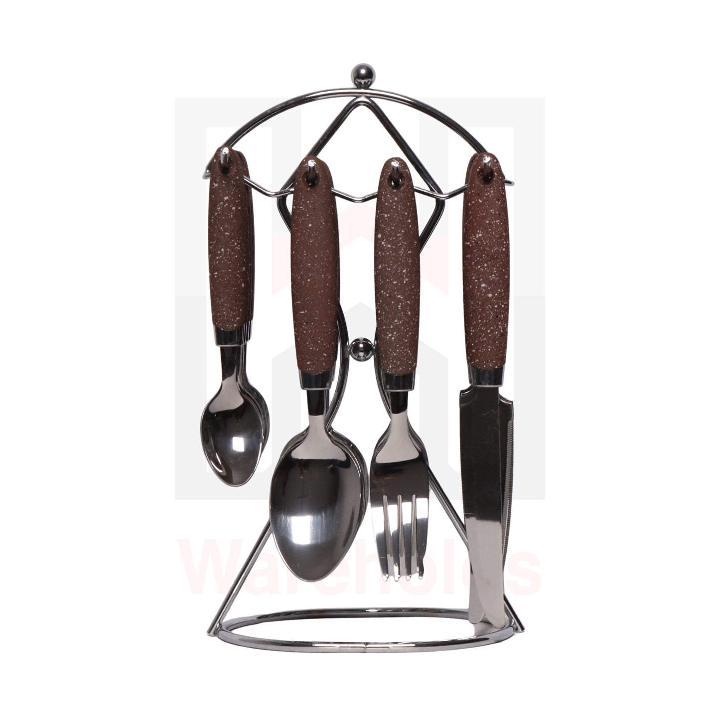 Phoenix 24 Pcs Hanging Stand Dinnerware Cutlery Set