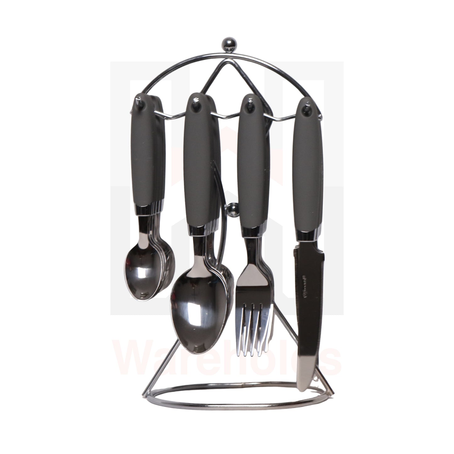 Phoenix 24 Pcs Hanging Stand Dinnerware Cutlery Set