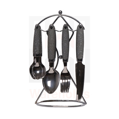 Phoenix 24 Pcs Hanging Stand Dinnerware Cutlery Set