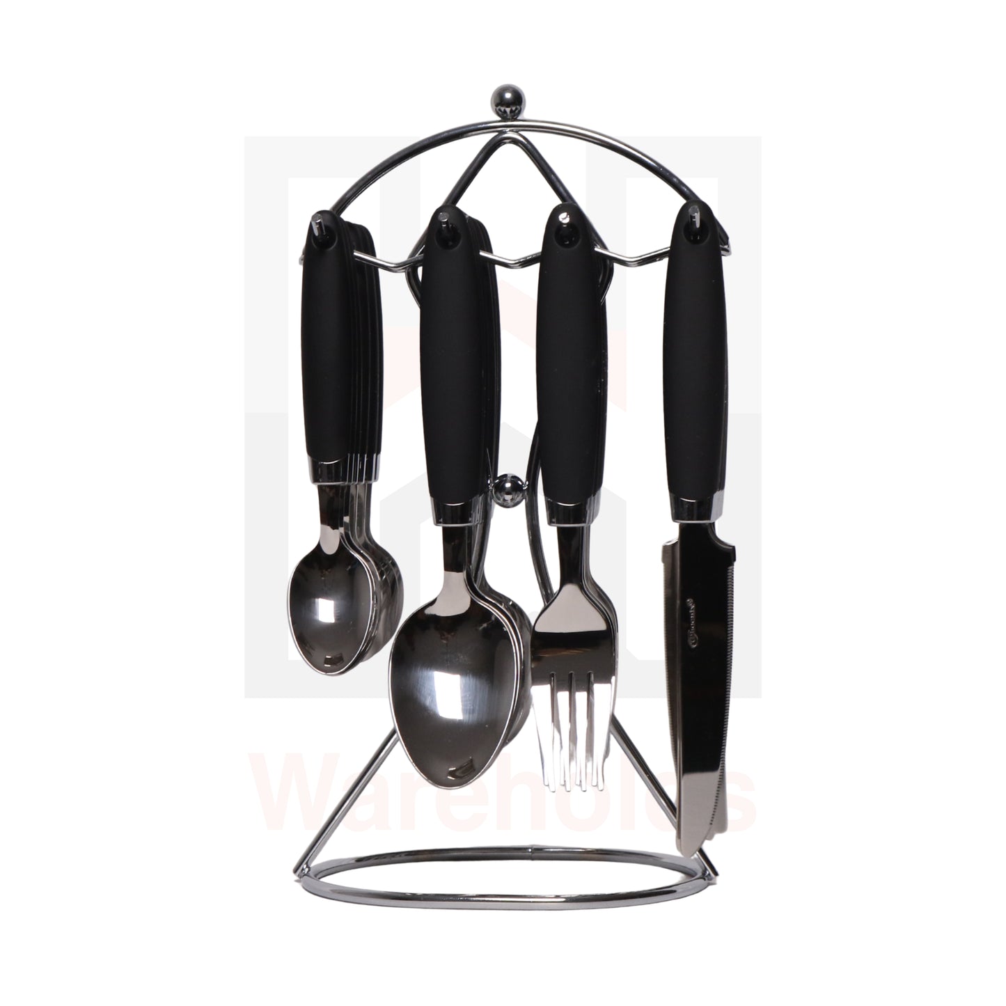 Phoenix 24 Pcs Hanging Stand Dinnerware Cutlery Set