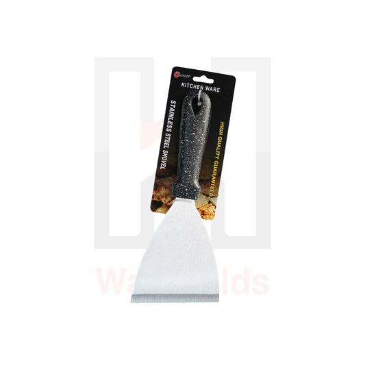 Phoenix Large Black Stainless Steel Kitchen Spatula