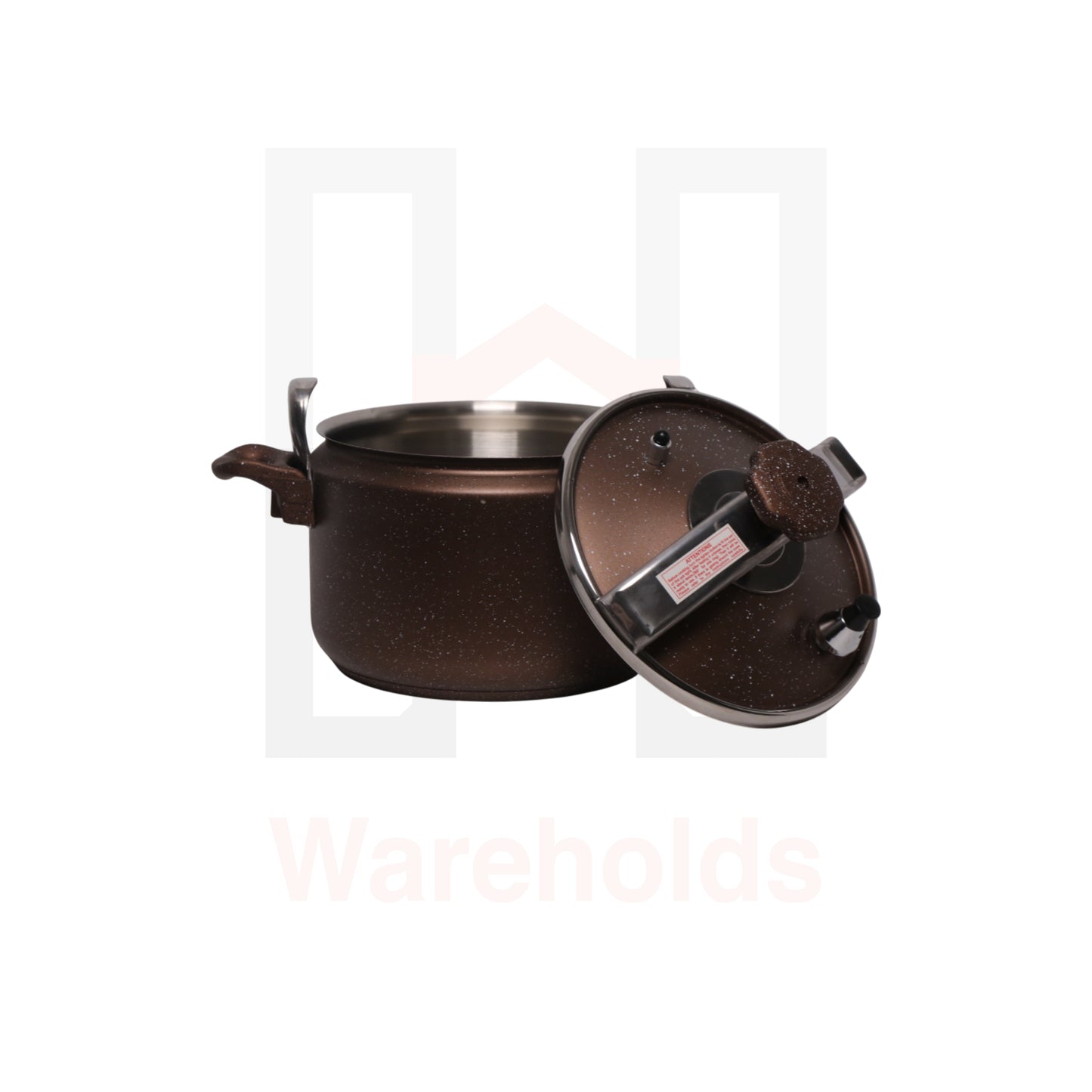 Phoenix Non-stick Marble Professional Granite Pressure Cookware (Brown color)