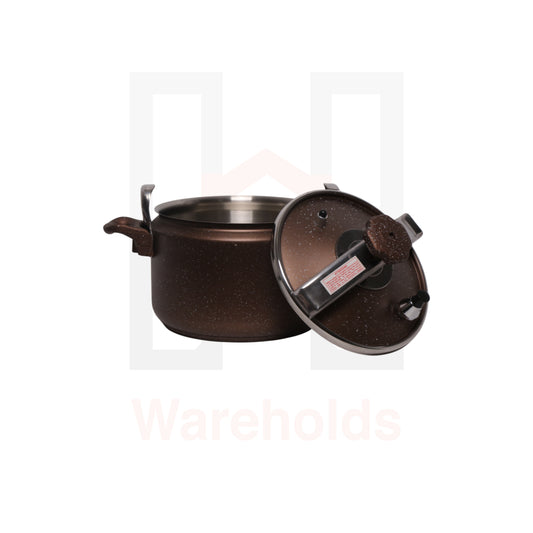 Phoenix Non-stick Marble Professional Granite Pressure Cookware (Brown color)