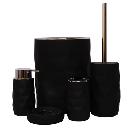 Phoenix 5pcs Diamond Bathroom Set
