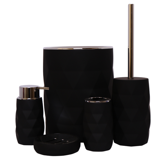 Phoenix 5pcs Diamond Bathroom Set